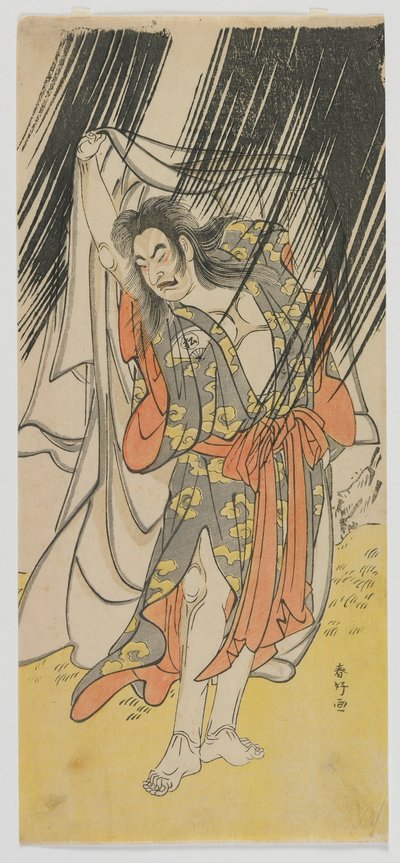 The Actor Onoe Matsusuke I as the Priest Shunkan by Katsukawa Shunko
